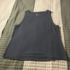 Jockey® High Neck Rib Knit Tank